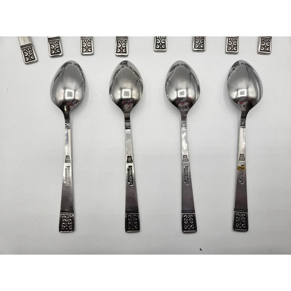 Custom‎ Design CUD1 Lot of 14 Tablespoons Stainless